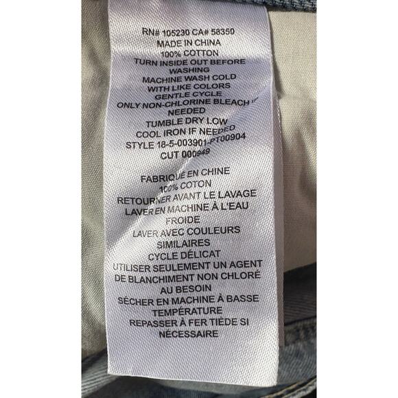 Current Elliott The Stovepipe Jeans Hartley Button Fly Slim Straight Sz32X31 NWT - Picture 14 of 16